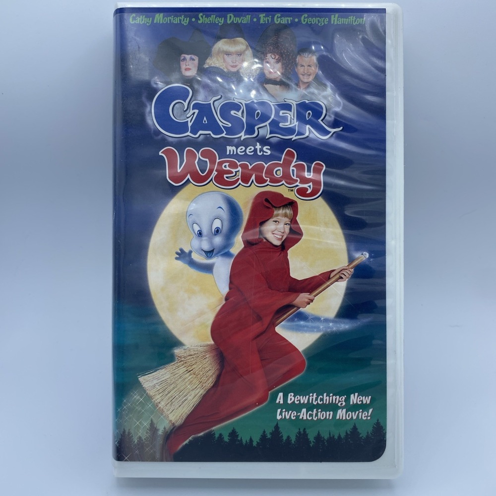 Casper Meets Wendy 1998 VHS Clamshell Edition Tested